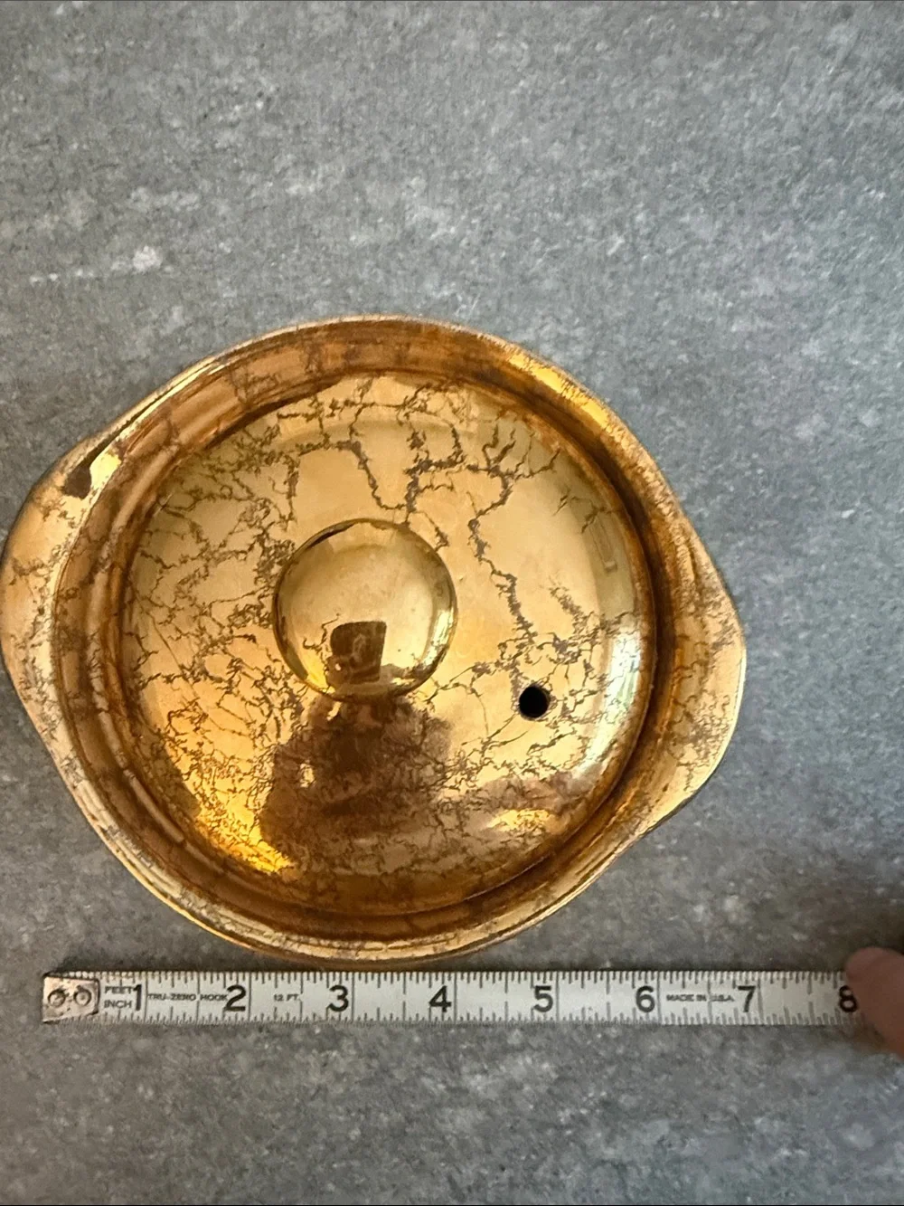 Hall China covered baking dish, 